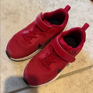 Nike Kids Red and White Sneakers